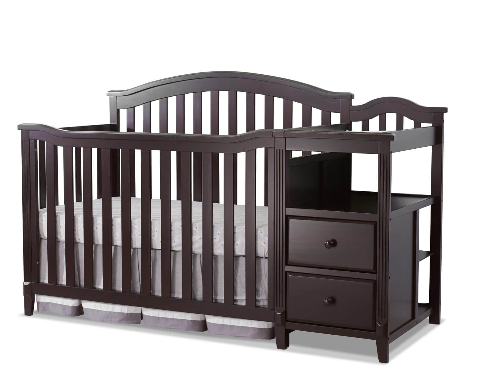 Sorelle Berkley 4in1 Crib & Changer Espresso