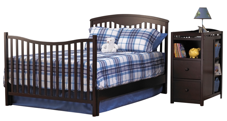 Sorelle Presley Crib Adult Full size  Rails White #219-W